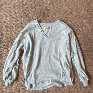 urban outfitters blue plush sweater